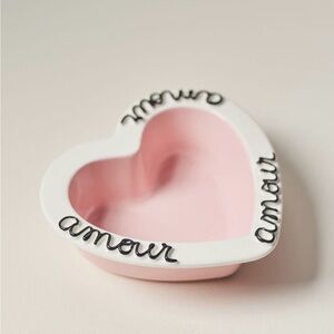 Anthropologie Amour Ramekin | Pink | NIB